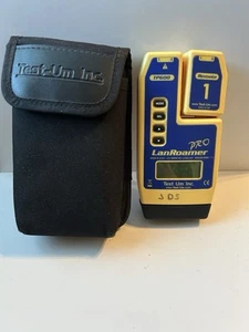 Test-Um LanRover/LanRoamer/Pro TP600 Cable Tester with Case - Picture 1 of 4