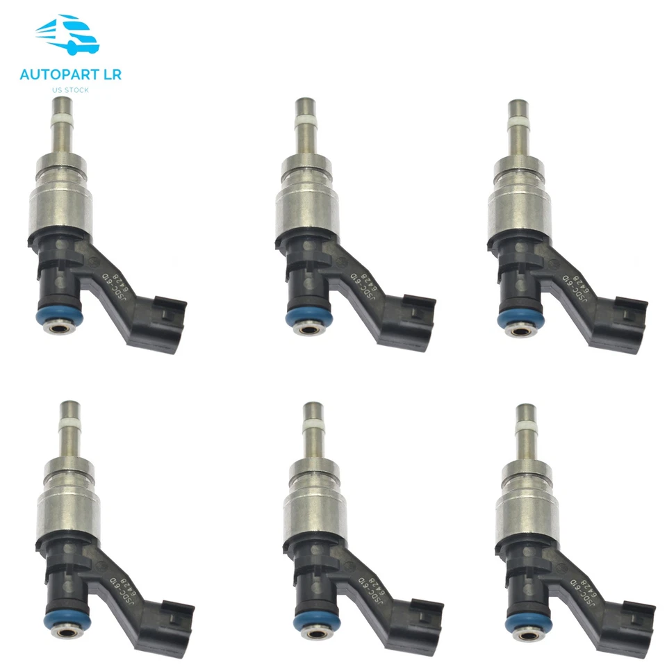6PCS Fuel injectors for 2011-2022 Isuzu NPR-HD NQR NRR 2019 2018 FTR JSDC-61D - Image 1 of 4