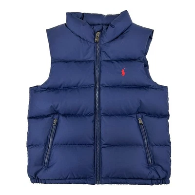 Polo Ralph Lauren Boy's (2-7) Puffer Down Vest - Navy (Red pony) - Size: 4T - Image 1 of 3