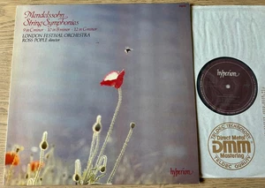 HYPERION A66196 DIG MENDLESSOHN STRING SYMPHS 9-10-12 LP POPLE 1986 EX++ GERMANY - Bild 1 von 2