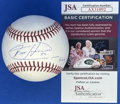 Felix Hernandez Autographed Signed MLB Baseball w/ “King Felix” Insc & JSA COA - Image 1 of 4