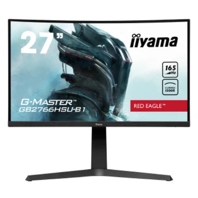 IIYAMA 27" G-Master VA FHD 165Hz 1ms 1500R Gaming Curved Monitor GB2766HSU-B1 - Image 1 of 4