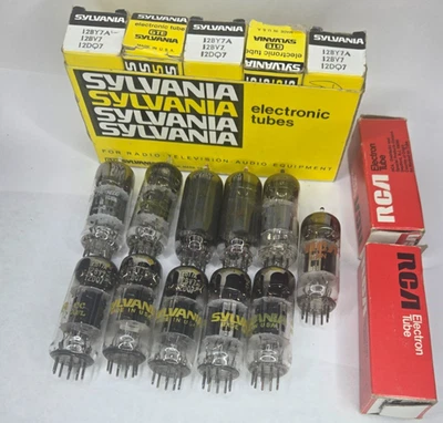 (11) Tubos 12BY7 Sylvania, RCA GE Motorola Philips Foshilia Nuevos y Usados. 12BY7A Foto 1 de 4