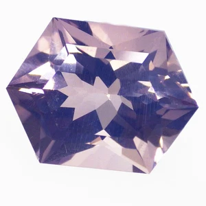 7.33 Cts IMPRESSIVE FANCY (15 x 11) 100% NATURAL LAVENDER AMETHYST FROM BOLIVIA - Picture 1 of 7