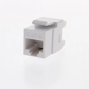 Legrand WP3460-WH On-Q White Cat 6 Keystone Jack Insert RJ45 Network Data 8P8C - Picture 1 of 7