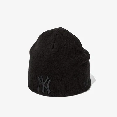 New Era 2025 MLB New York Yankees Tonal Tejido Gorro Negro | Auténtica Gorra NY Foto 1 de 4