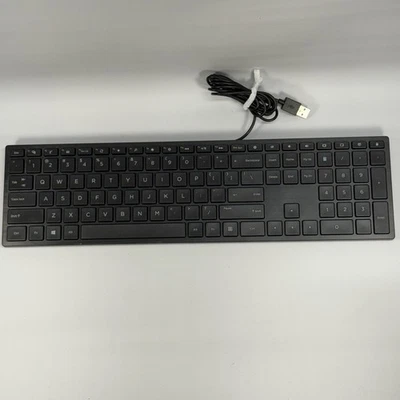 Acer KBCR21 USB Wired Keyboard Full Size Slim Black Replacement - Image 1 of 4