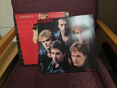 LOVERBOY 2-RECORD LOT: Self Titled, Keep It Up LP Vinyl Record - Image 1 of 4