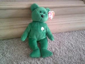 Ty Beanie Baby Erin der Bär 1997 nicht mehr produziert Plüschtier - Bild 1 von 2
