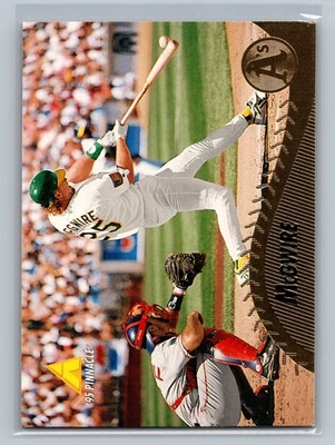 1995 Pinnacle #196 Mark McGwire Oakland Athletics - Image 1 of 2