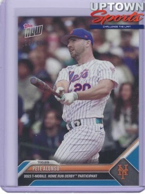 Pete Alonso - 2023 MLB TOPPS NOW® Card 554 - Contestant -Blue Parallel #13/49 - Image 1 of 2
