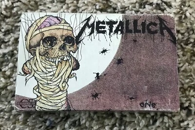 Metallica - One - Cassette Tape - RARE Black Canadian Cassette Tape - Image 1 of 4