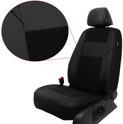 Seat covers car protective covers black suitable for Citroen C3 Pluriel 2002 - 2009 - Image 1 of 4