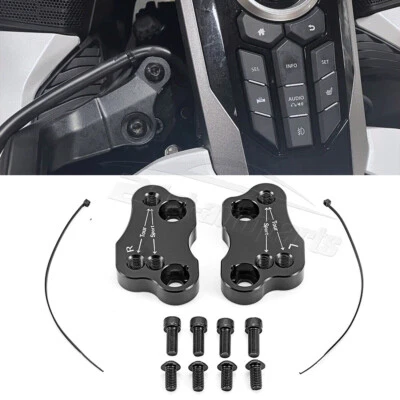 Adaptador elevador de manillar de elevación y retroceso para Honda Goldwing GL1800 Tour 2018-2025 Foto 1 de 4