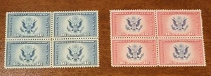 Scott#: CE1 & CE2 Block of 4 MNH OG - Great Seal of the United States - Picture 1 of 2