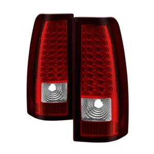SPYDER 5008787 Xtune Chevy Silverado 1500/2500/3500 03-06 LED Tail Lights Red Cl - Picture 1 of 10