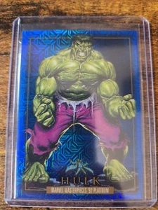 2024 Marvel Masterpieces '92 Platinum Hulk Blue Traxx #32 - Picture 1 of 2