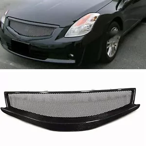 Front Bumper Grille Honeycomb For Nissan Altima Coupe 2008 2009 Carbon Fiber - Picture 1 of 10