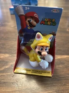 NEW Jakks Pacific 91424 World of Nintendo 2.5" Super Mario CAT MARIO Mini-Figure - Picture 1 of 5