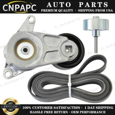 Kit de componentes de transmisión por correa Serpentine para Traverse Gmc Acadia Pontiac Saturn Vue Foto 1 de 4