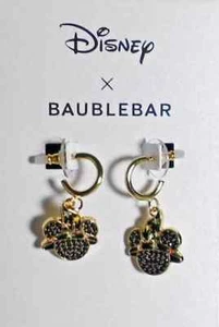 Disney Baublebar Minnie Mouse con Sombrero de Bruja Estrellas Halloween Pendientes NUEVO - Imagen 1 de 1