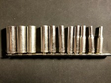 Craftsman 1/4in Metric 6pt Deep Socket Set USA Made