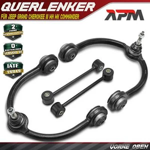 Juego de 4 brazos de suspensión delanteros superiores para Jeep Grand Cherokee III WH WK Commander XH XK - Imagen 1 de 8
