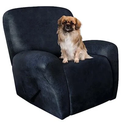 Fundas para sillas reclinables ANARACHON tipo cuero, 4 piezas perezosas colores surtidos  Foto 1 de 4