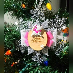 NWT Marie Ornament The Aristocats Disney Souvenir Christmas Holiday Decor OOAK - Picture 1 of 2