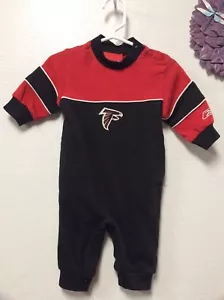 Reebok Baby Boy One Piece Snap Crotch Outfit Size 6-9 Months Falcons 138 - Picture 1 of 5