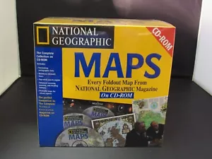 National Geographic Maps Every Fold Out Map from the NG Magazine on CD-ROM NIB - Picture 1 of 10