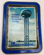 Vintage General Motors Technical Center Metal Souvenir Tray