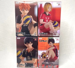 Haikyu!! Posing Figure Kenma Kozume Kuroo Tobio Kageyama Shoyo Hinata Set of 4 - Picture 1 of 2