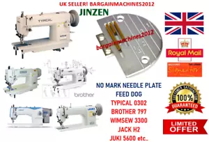 MÁQUINA DE COSER INDUSTRIAL DE ALIMENTACIÓN CON PLACA DE AGUJA SIN MARCA PARA PERROS TÍPICA 0302 PIES CAMINANDO - Imagen 1 de 3