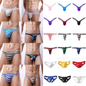 Men Jockstrap G-String Underwear Elastic Strap Thongs Sexy Costume Underpants 🎀 - Picture 1 of 52