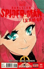 Superior Spider-Man Team-Up #1 Joey O Original Sketch Cover