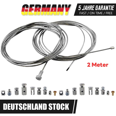 Bowdenzug - Nippel Reparatur Set Seilzug Gaszug Kupplungszug Bremszug universal - Bild 1 von 4