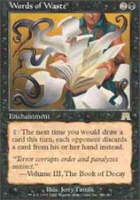 1x NM-Mint, English Regular Words of Waste Onslaught