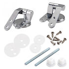 2Pack Zinc Alloy Toilet Hinge Accessories Mountings Set With Fittings Screws M