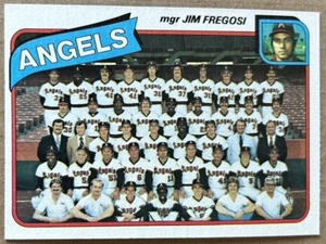NOLAN RYAN 1980 TOPPS ANGELS TEAM CHECKLIST Card #214 NM-MT Condition - Bild 1 von 2
