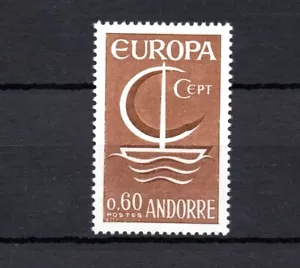 Andorra (Francia) 1964 sello antiguo CEPT/Europa (Michel 198) bonito MNH - Imagen 1 de 1