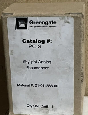 Greengate PC-S Skylight Analog Photosensor 01-014686-00 0-10V DC Cooper Control - Image 1 of 2