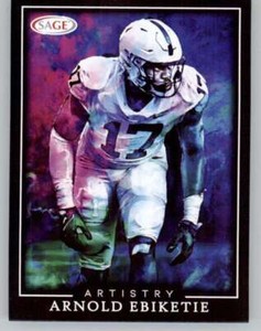 2022 SAGE Artistry Black Border #3 Arnold Ebiketie NM-MT ID:56643