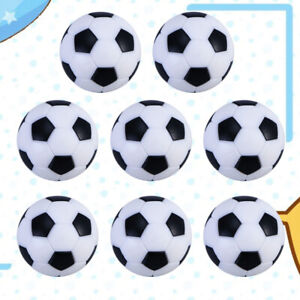 8pcs Table Football Replacement Soccer Balls (32mm) Black/White