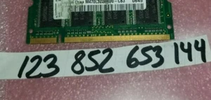 256MB 2RX16 PC2700 CL2.5 DDR333 2.5V 200PIN SODIMM NON-ECC DUAL RANK 16x16 - Picture 1 of 1