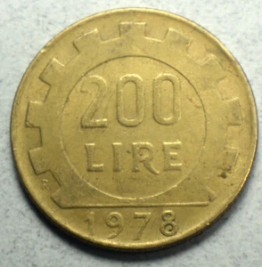 Moneda de Europa Italia 200 liras 1978-R km#105 - Imagen 1 de 2