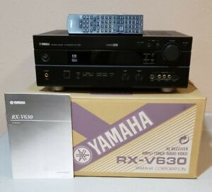 Yamaha RX-V630 Natural Sound AV Receiver Home Theater w/ Remote in Box Bundle
