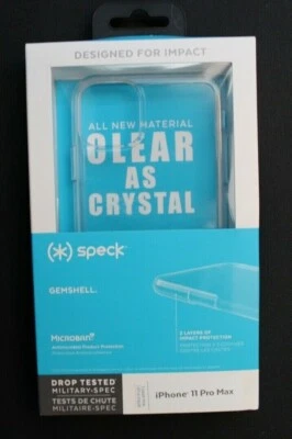 Funda Speck iPhone 11 Pro Max GEMSHELL 2019 Transparente, Nueva en caja Foto 1 de 4