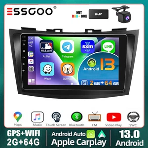 2+64G Android 13 Carplay Autoradio Für Suzuki Swift 4 2011-2017 GPS NAVI DAB+KAM - Bild 1 von 13