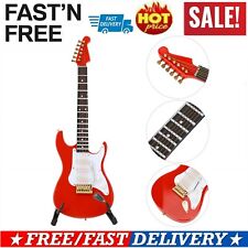 Mini Electric Guitar Model Premium Crafts Ornament Best Gift Desktop Decors